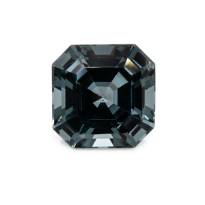 Spinel - grey, assher, 8x8 mm, 2.55 cts, No. SP90044