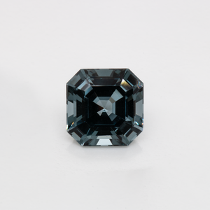 Spinel - grey, assher, 8x8 mm, 2.55 cts, No. SP90044