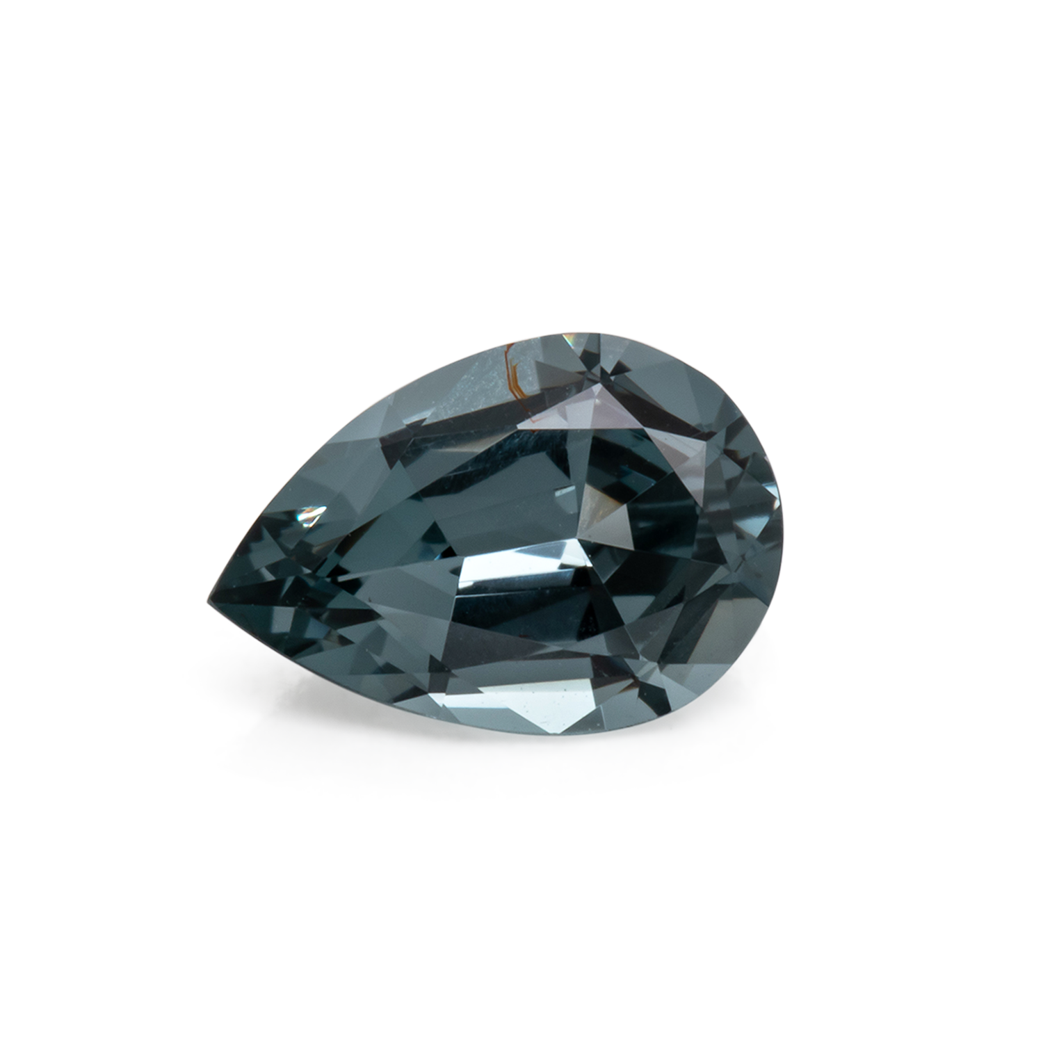 Spinel - grey, pearshape, 9.4x6.5 mm, 1.61 cts, No. SP90045