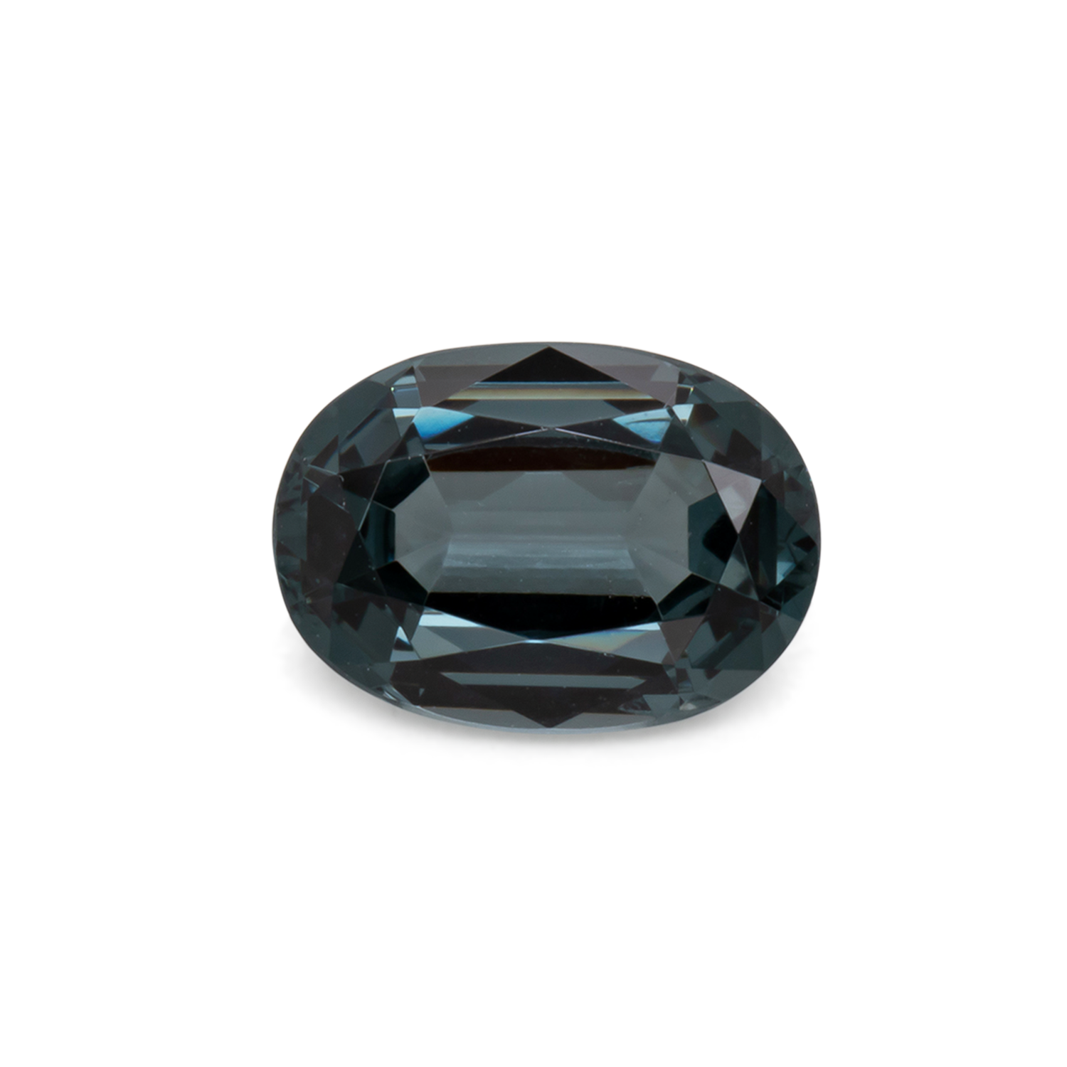 Spinell - grau, oval, 8.5x6 mm, 1.53 cts, Nr. SP90055