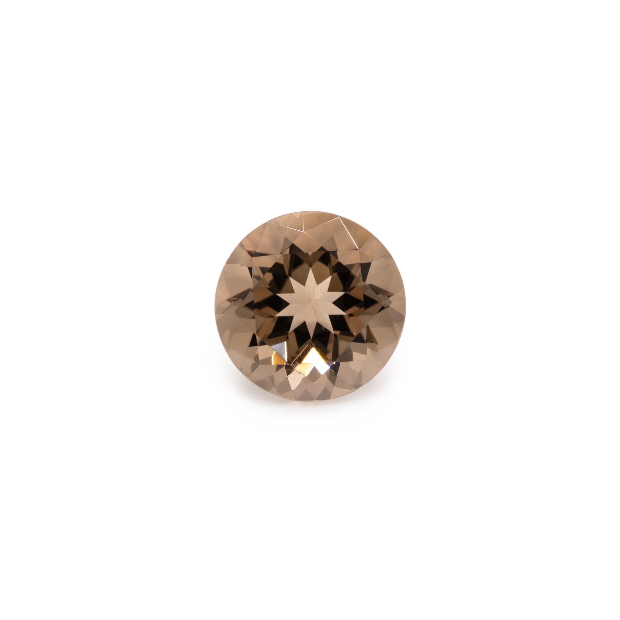 Rauchquarz - grau, rund, 8x8 mm, 1,72 cts, Nr. SQ40001