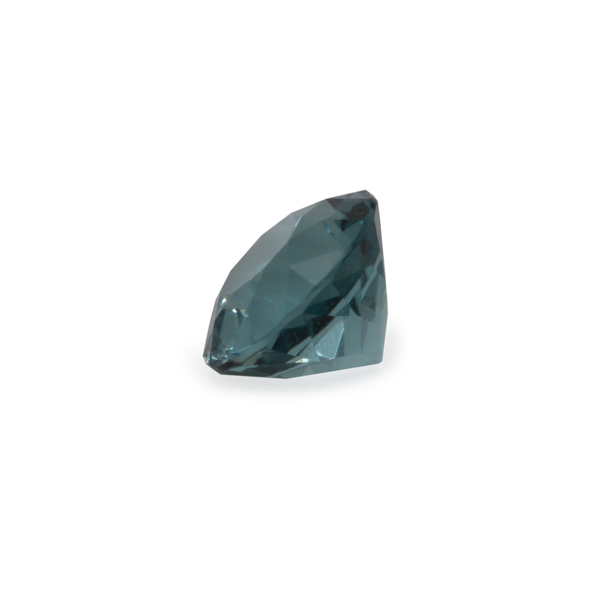 Turmalin - blau, rund, 5x5 mm, 0,46-0,47 cts, Nr. TR10118