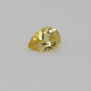 Tourmaline - yellow, pearshape, 8x6 mm, 0.99 cts, No. TR101315