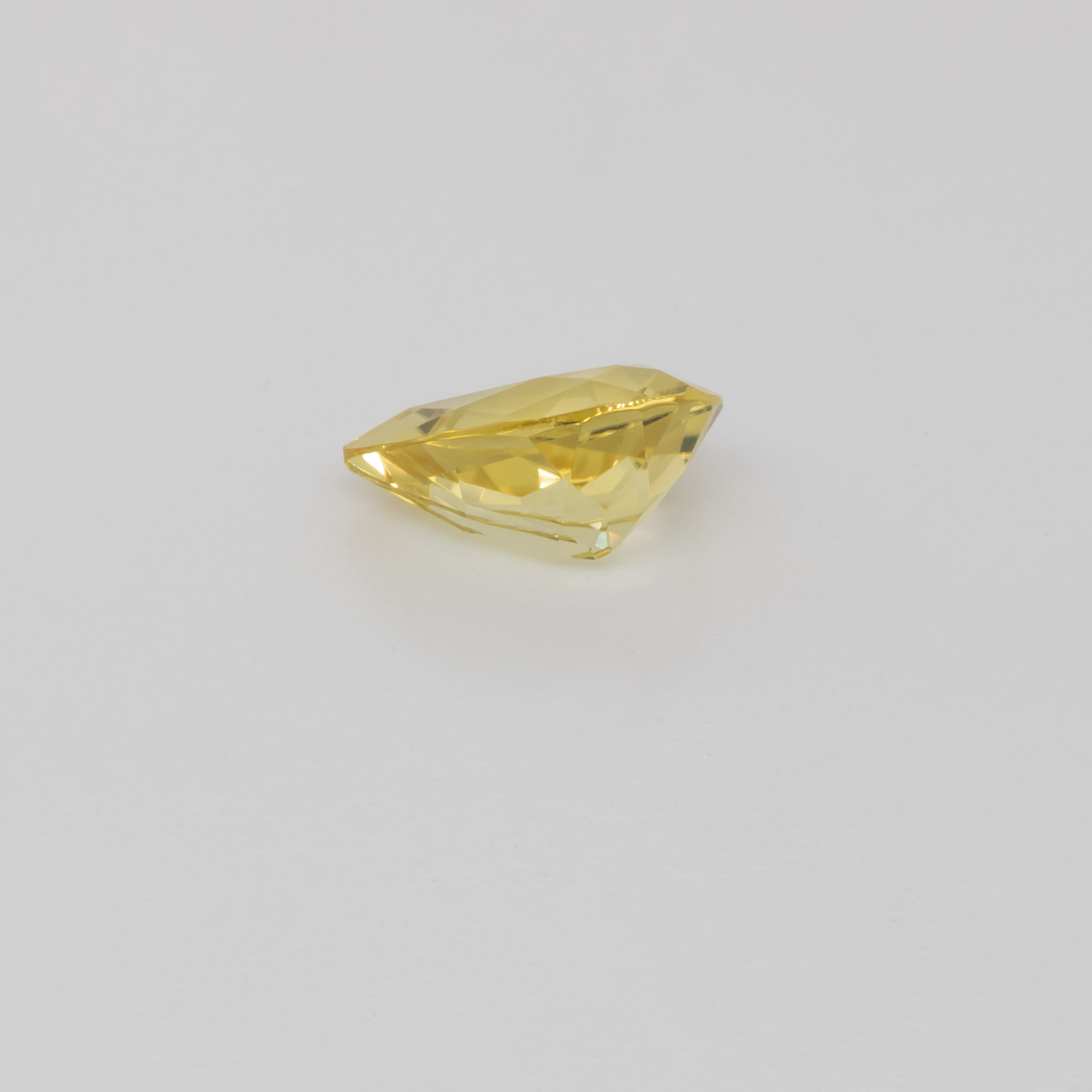 Turmalin - gelb, birnform, 8x6 mm, 0,99 cts, Nr. TR101315