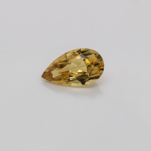 Tourmaline - yellow, pearshape, 8.9x5.1 mm, 0.93 cts, No. TR101322