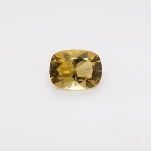 Tourmaline - yellow, cushion, 7.9x6.1 mm, 1.25 cts, No. TR101323