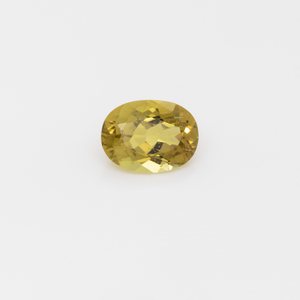 Turmalin - gelb, oval, 8x6 mm, 1,30 cts, Nr. TR101327