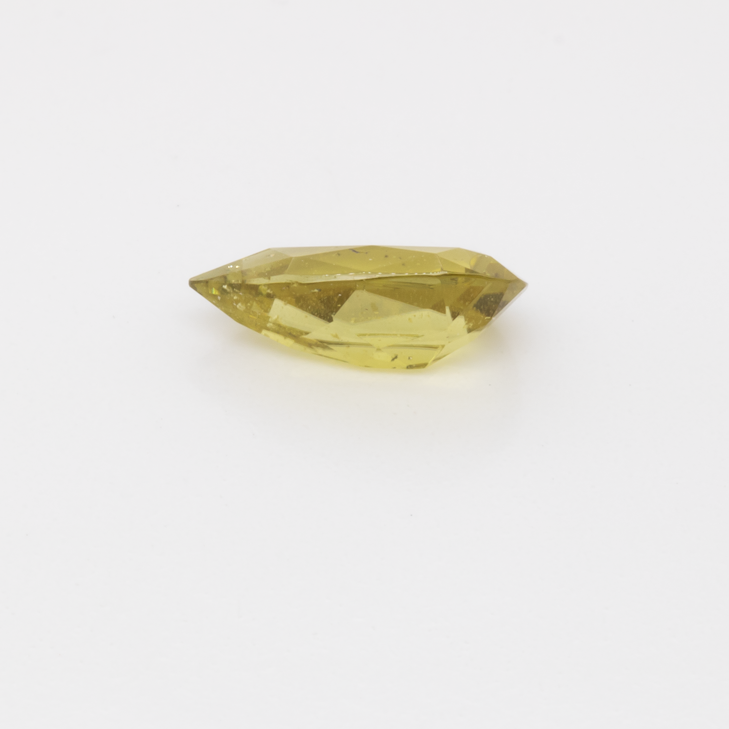 Tourmaline - yellow, pearshape, 8.7x4.9 mm, 0.78 cts, No. TR101331