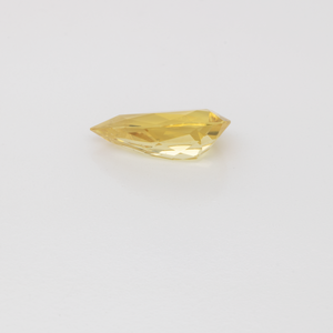 Tourmaline - yellow, pearshape, 11x6 mm, 1.46 cts, No. TR101334