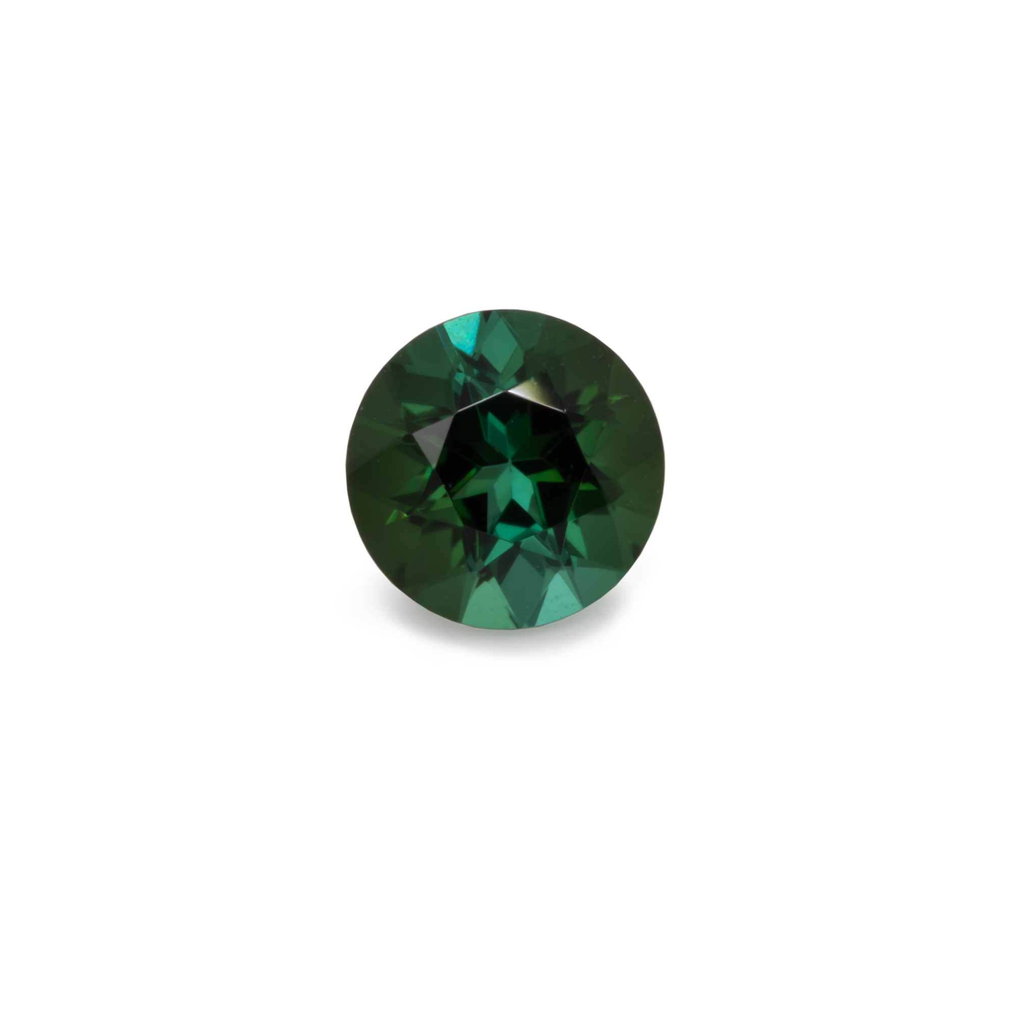 Turmalin - grün, rund, 5,5x5,5 mm, 0,61-0,69 cts, Nr. TR10145