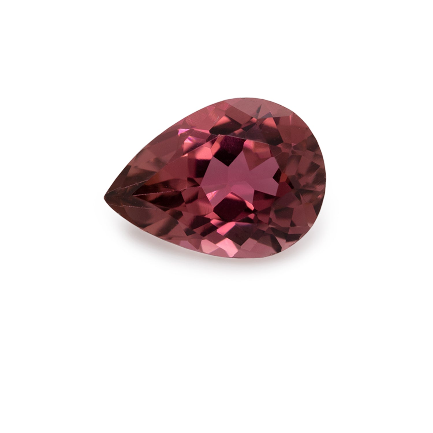 Tourmaline - pink, pearshape, 7x5 mm, 0.60-0.70 cts, No. TR15003