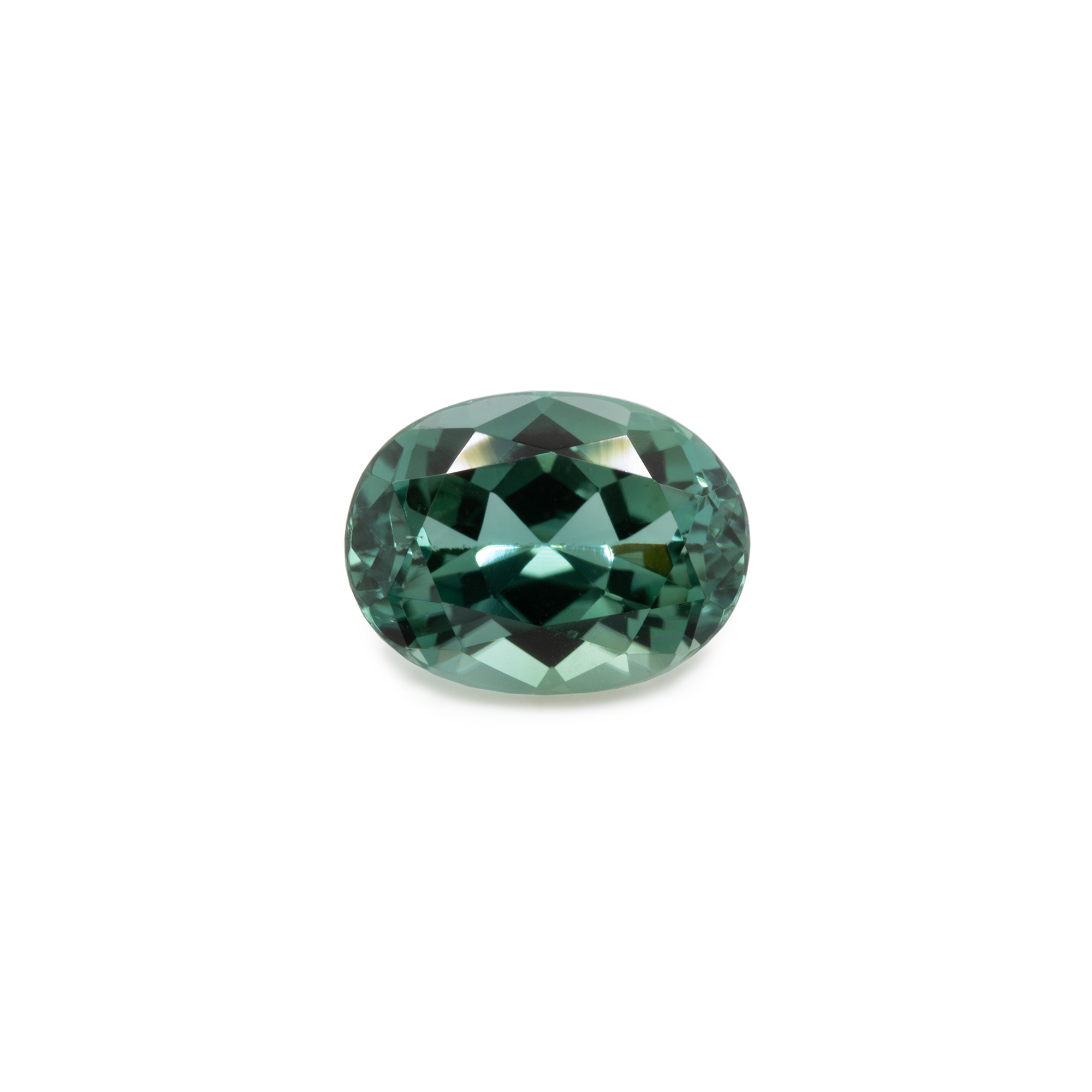 Tourmaline - green, oval, 8x6 mm, 1.25-1.35 cts, No. TR29001