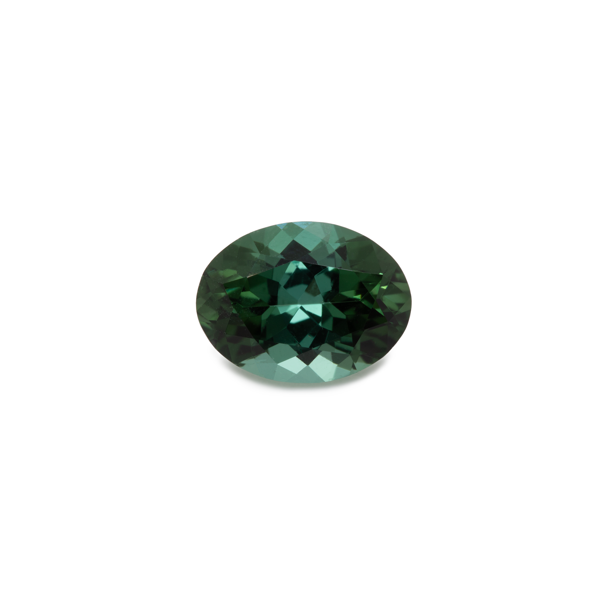 Tourmaline - green, oval, 8x6 mm, 1.25-1.35 cts, No. TR29002