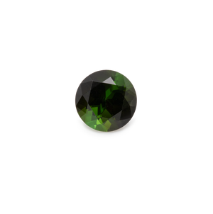 Turmalin - dunkelgrün, rund, 6x6 mm, 0,80-0,87 cts, Nr. TR41001