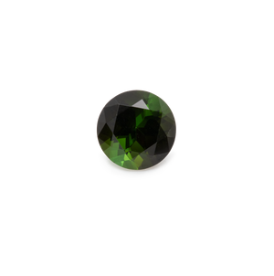 Tourmaline - dark green, round, 6x6 mm, 0.80-0.87 cts, No. TR41001
