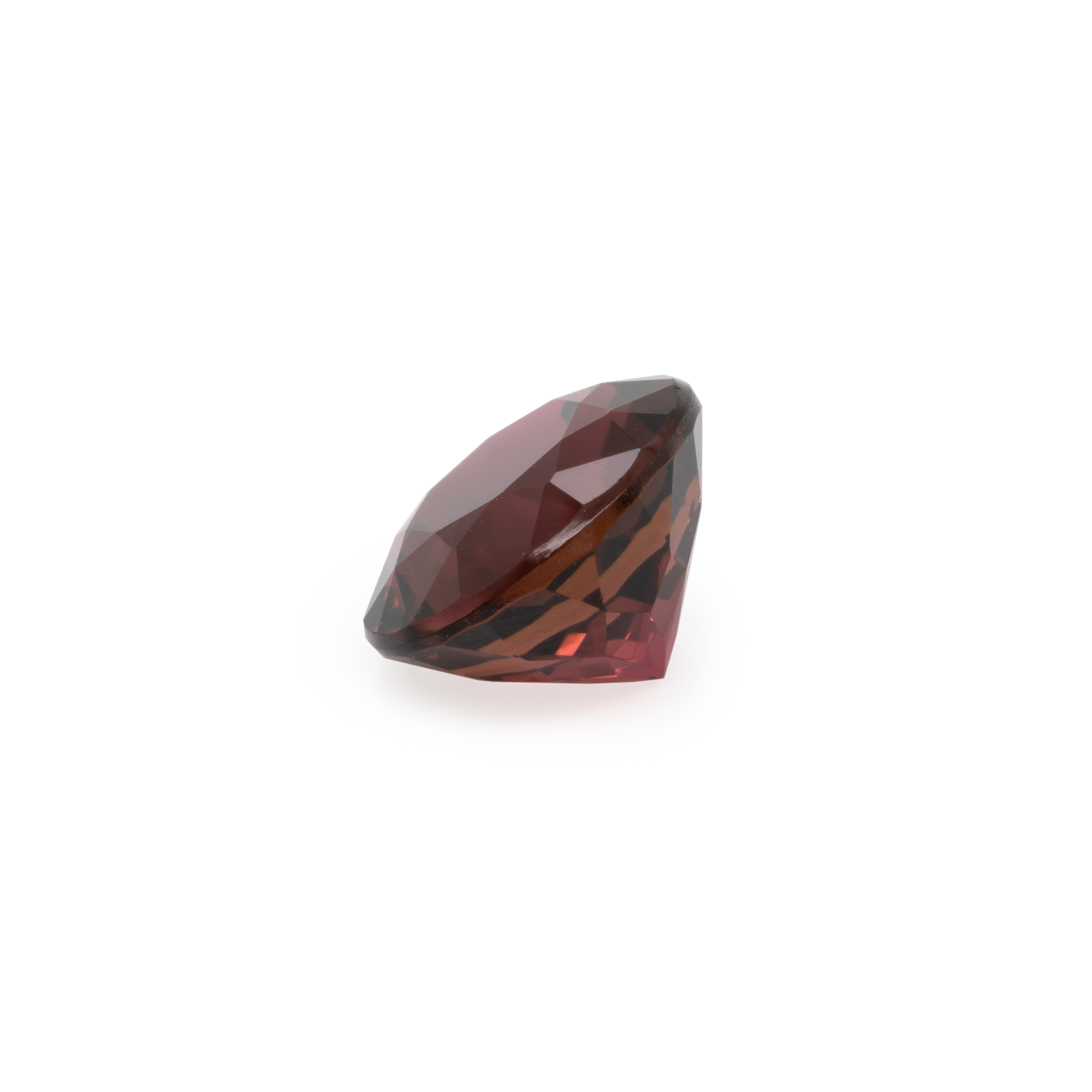 Tourmaline - red, round, 8x8 mm, 2.05 cts, No. TR63001