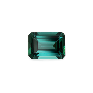Turmalin - blau/grün, achteck, 7x5 mm, 0,96-0,99 cts, Nr. TR71001