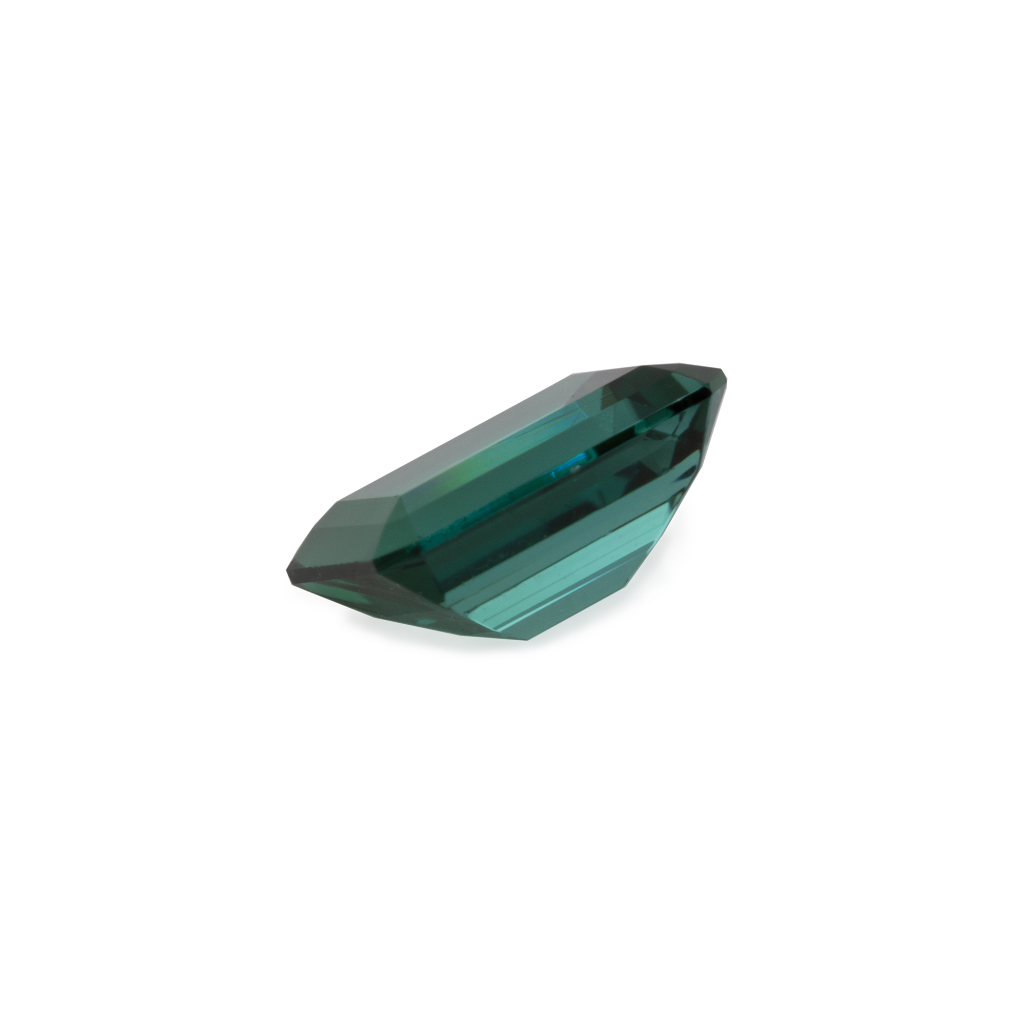 Turmalin - blau/grün, achteck, 7x5 mm, 0,96-0,99 cts, Nr. TR71001