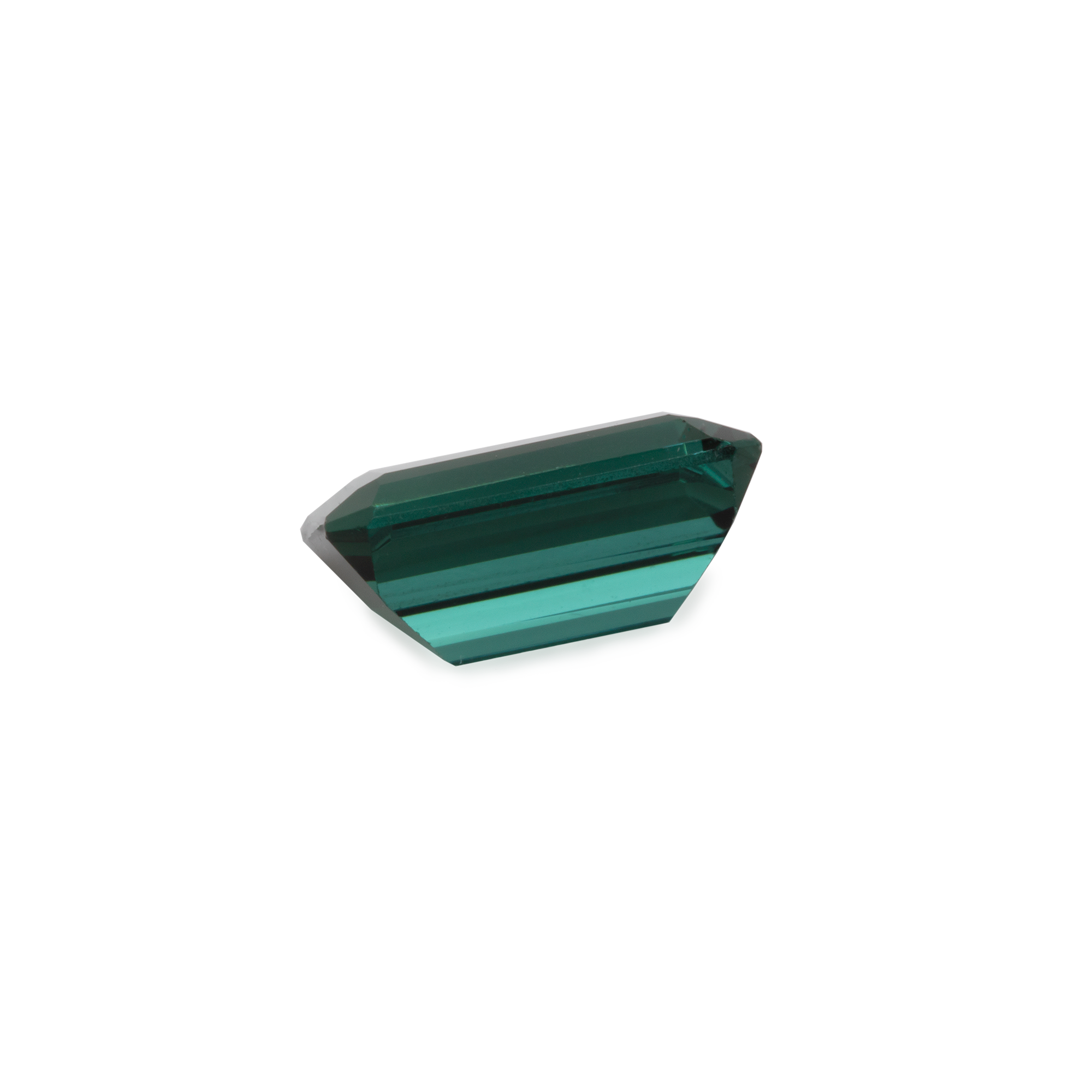 Tourmaline - blue/green, octagon, 7.1x5.1 mm, 1.01 cts, No. TR72001