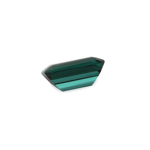 Tourmaline - blue/green, octagon, 7.1x5.1 mm, 1.01 cts, No. TR72001