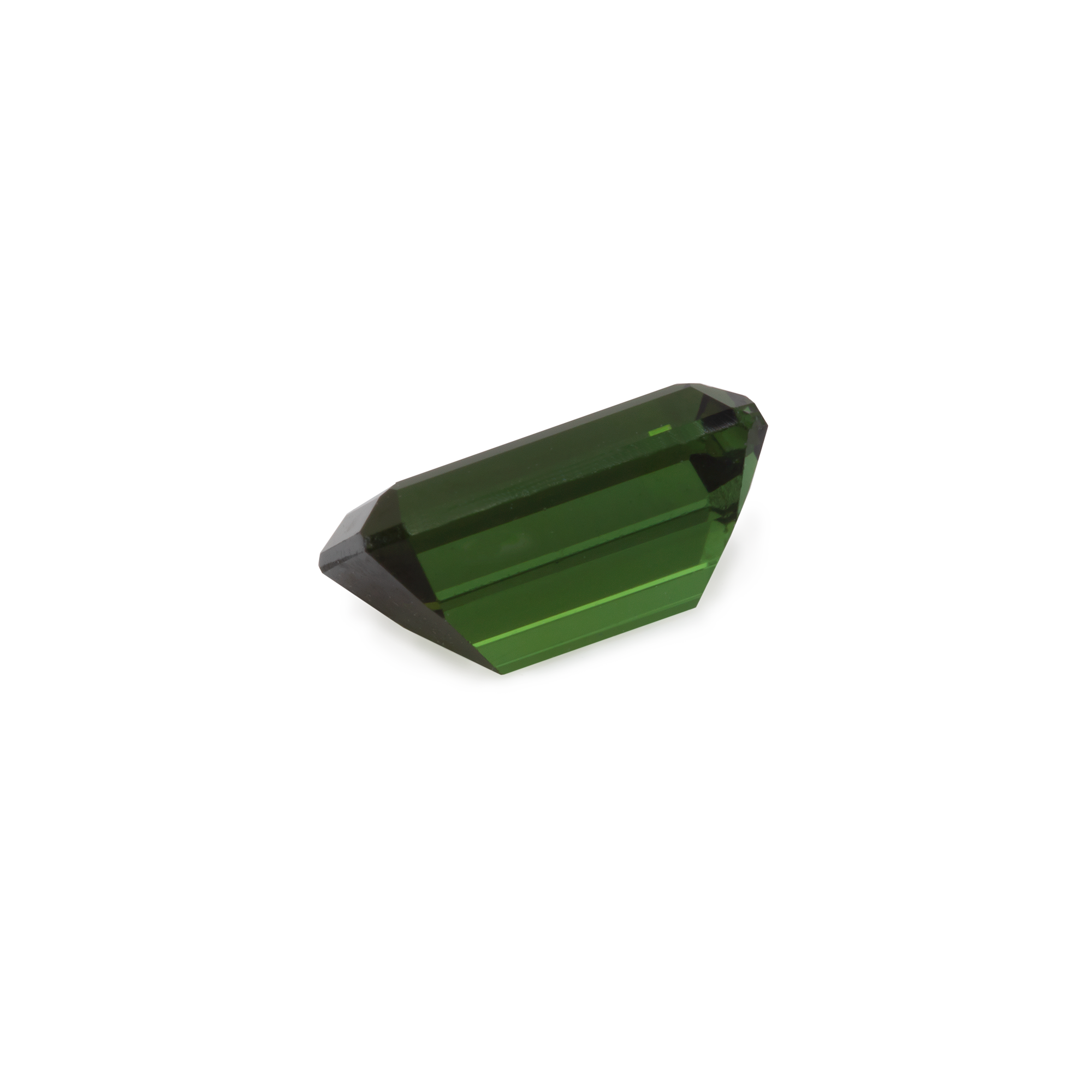 Turmalin - grün, achteck, 6x4 mm, 0,60 cts, Nr. TR74001
