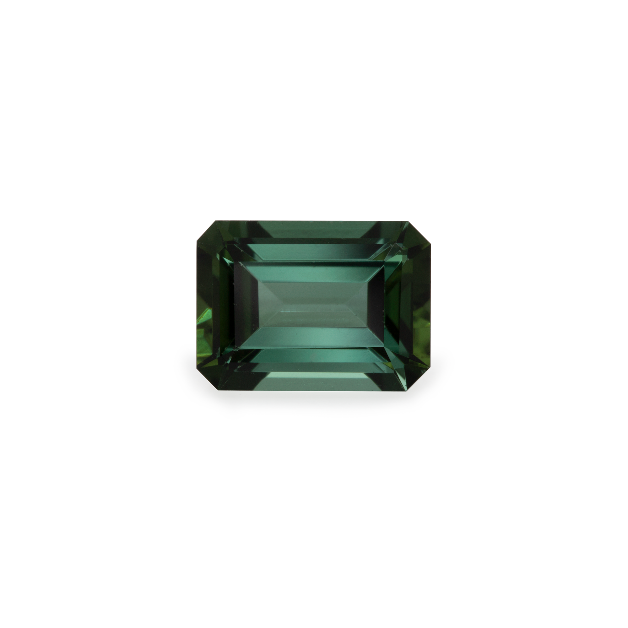 Turmalin - grün, achteck, 7x5 mm, 0,95-1,01 cts, Nr. TR83001