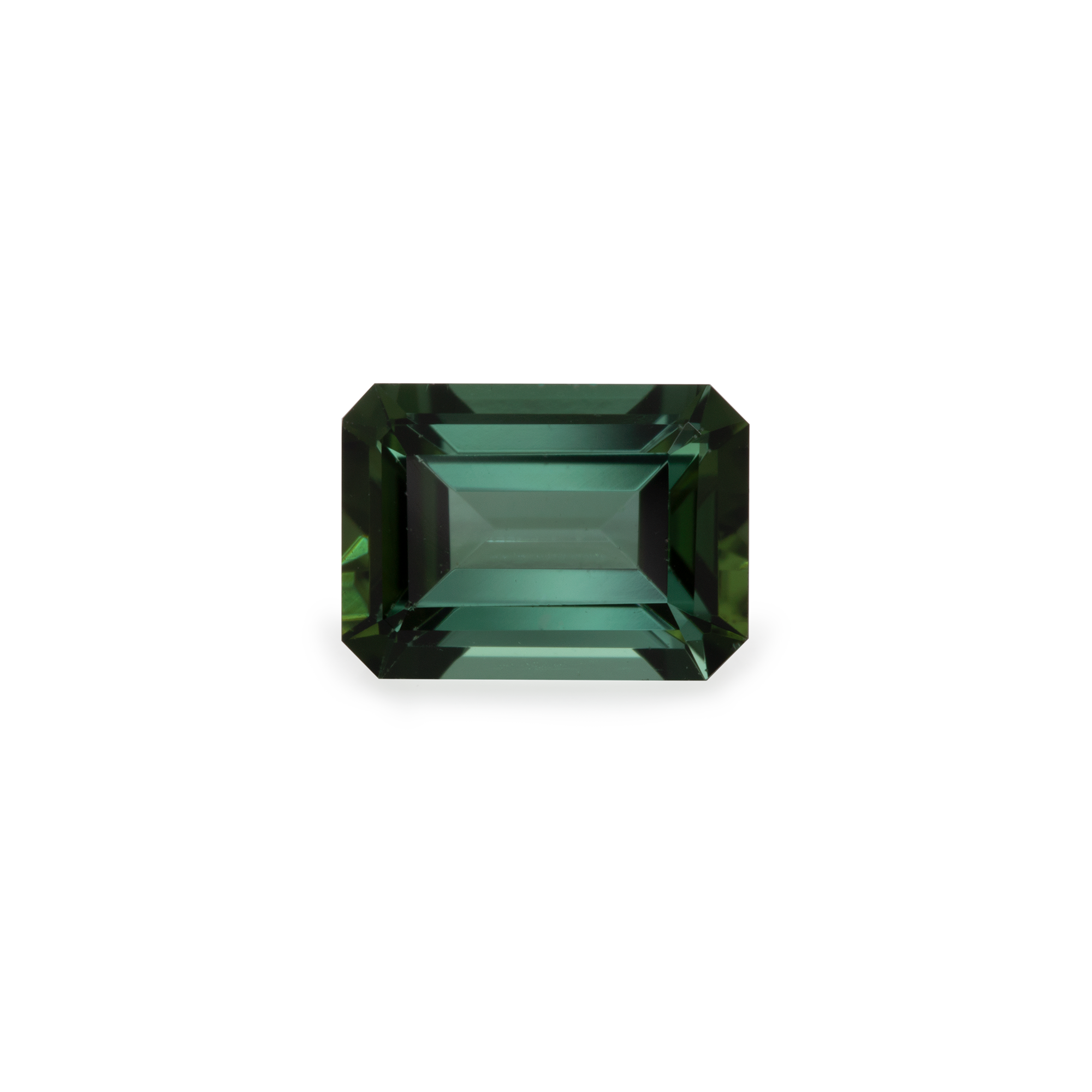 Tourmaline - green, octagon, 7x5 mm, 0.95-1.01 cts, No. TR83001
