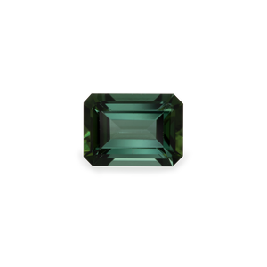 Turmalin - grün, achteck, 7x5 mm, 0,95-1,01 cts, Nr. TR83001