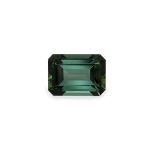 Tourmaline - green, octagon, 7x5 mm, 0.95-1.01 cts, No. TR83001