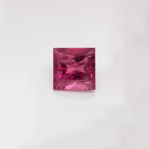 Tourmaline - pink/red, square, 14x14 mm, 13.89 cts, No. TR991016