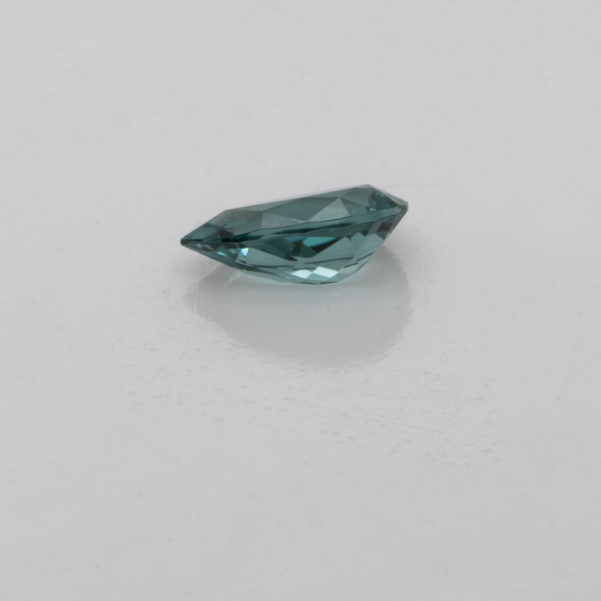 Turmalin - blau/grün, birnform, 5x3 mm, 0,17-0,18 cts, Nr. TR991023