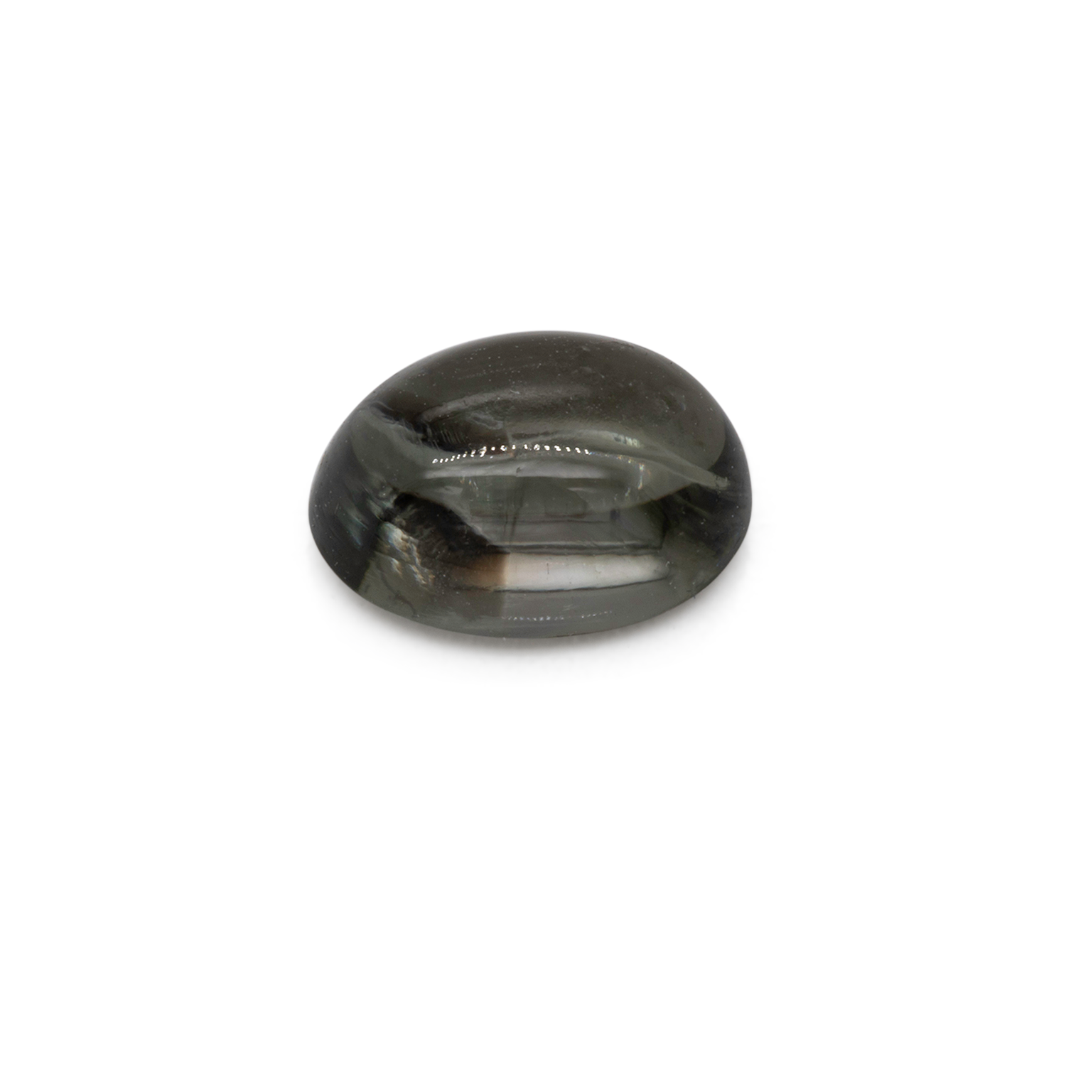 Turmalin - grau, oval, 7,9x5,8 mm, 1,48 cts, Nr. TR99102