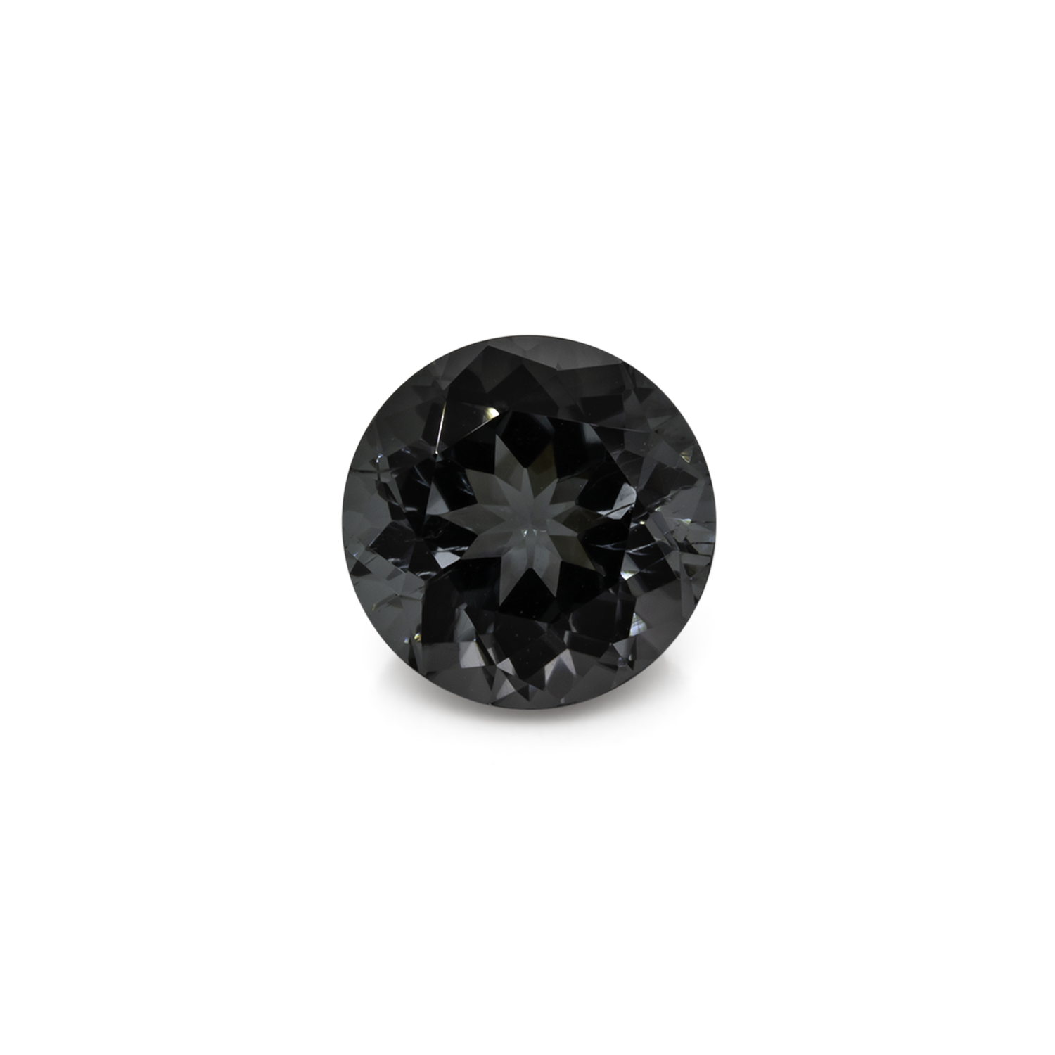 Turmalin -  grau, rund, 9,1x9,1 mm, 3,03 cts, Nr. TR991039