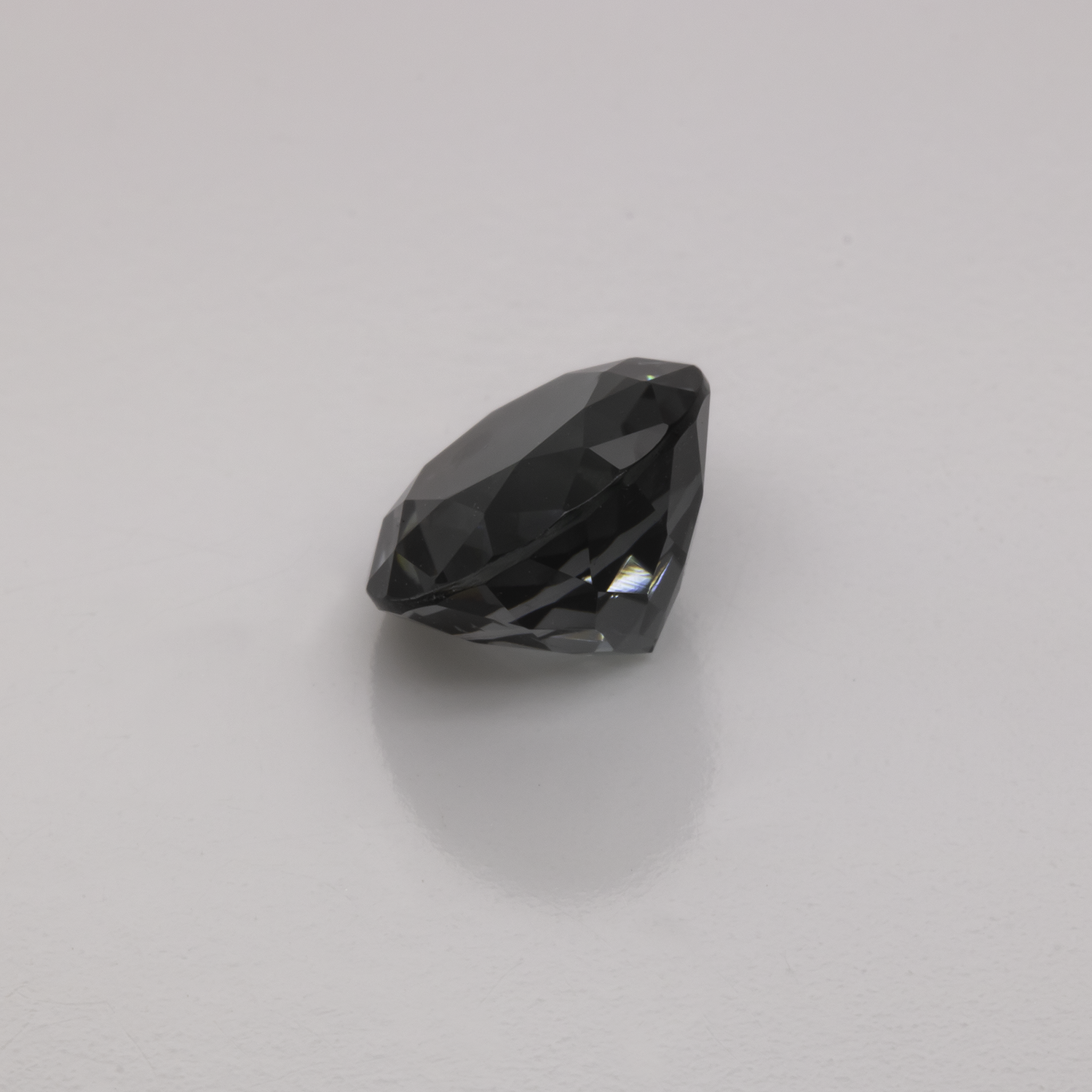 Turmalin -  grau, rund, 9,1x9,1 mm, 3,03 cts, Nr. TR991039
