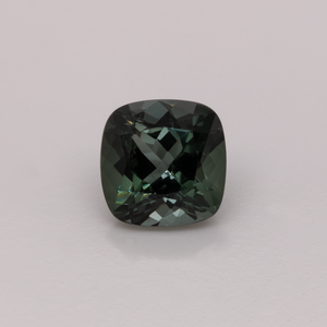 Tourmaline - grey/green, cushion, 8x8 mm, 2.38 cts, No. TR991042