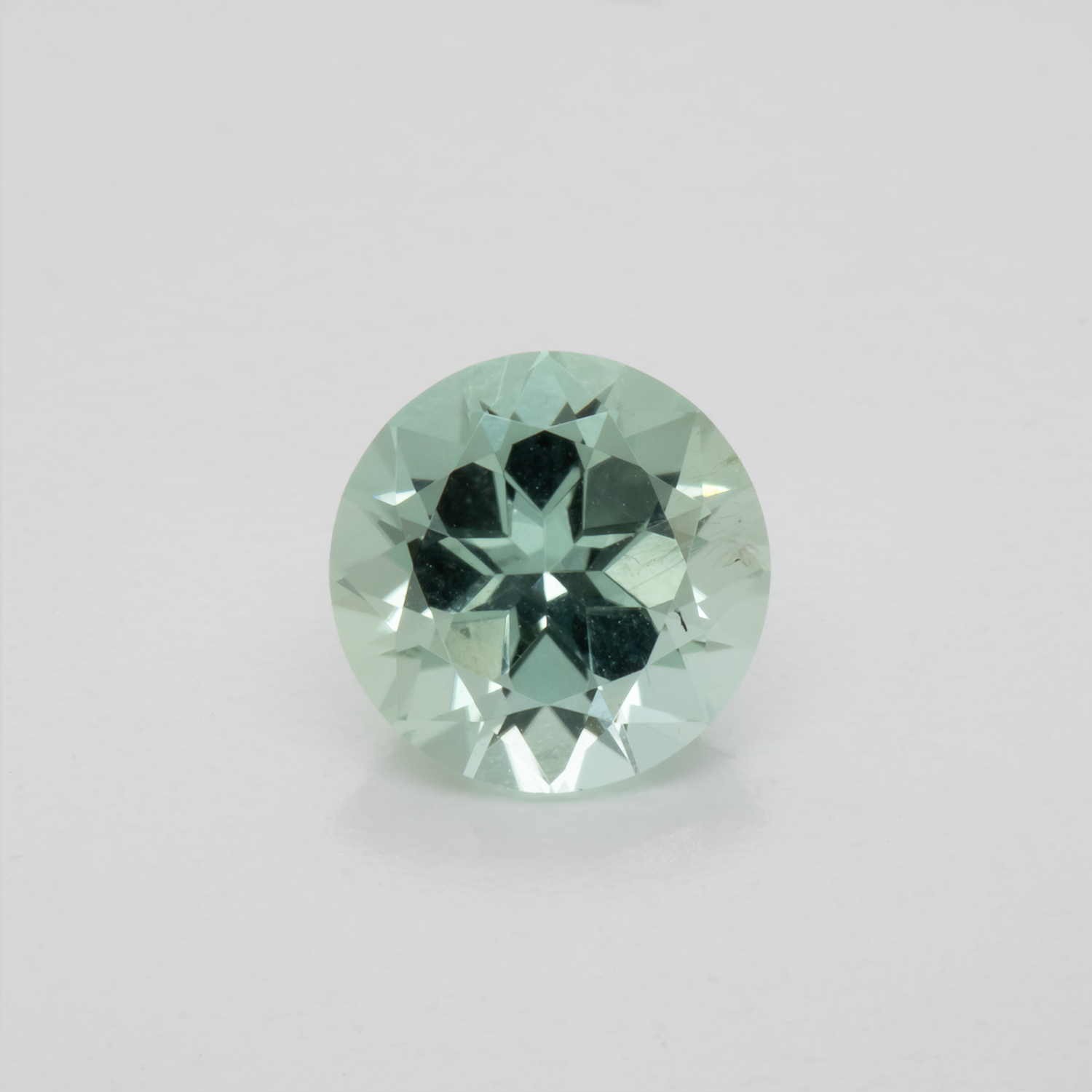 Tourmaline - green, round, 6.5x6.5 mm, 0.97 cts, No. TR991055