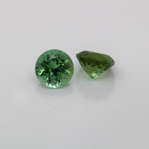 Turmalin - grün, rund, 4x4 mm, 0.25 - 0.28 cts, Nr. TR991061