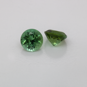 Tourmaline - green, round, 4x4 mm, 0.25 - 0.28 cts, No. TR991061