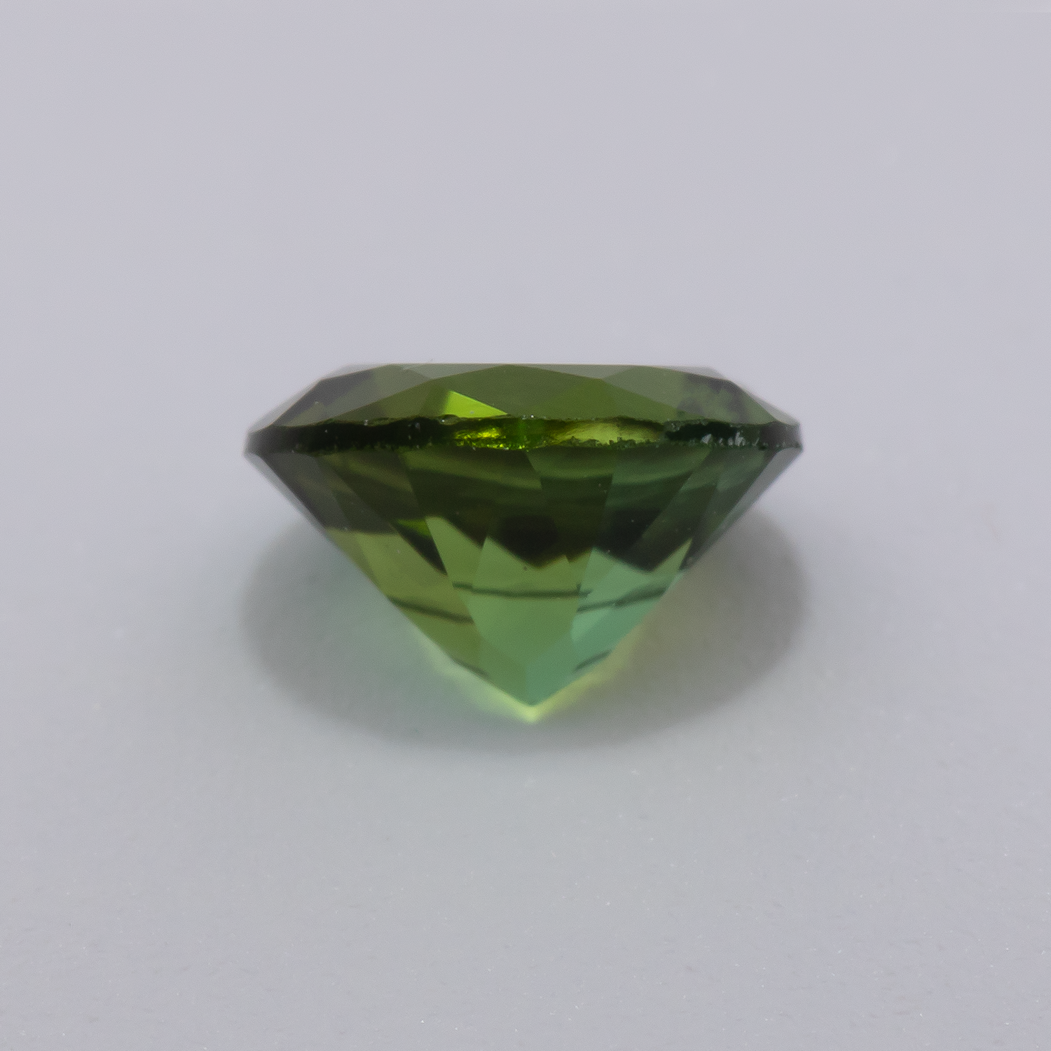 Tourmaline - green, round, 5x5 mm, 0.41 - 0.45 cts, No. TR991064