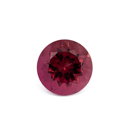 Turmalin - rot, rund, 14.2x14.2 mm, 11.00 cts, Nr. TR991066