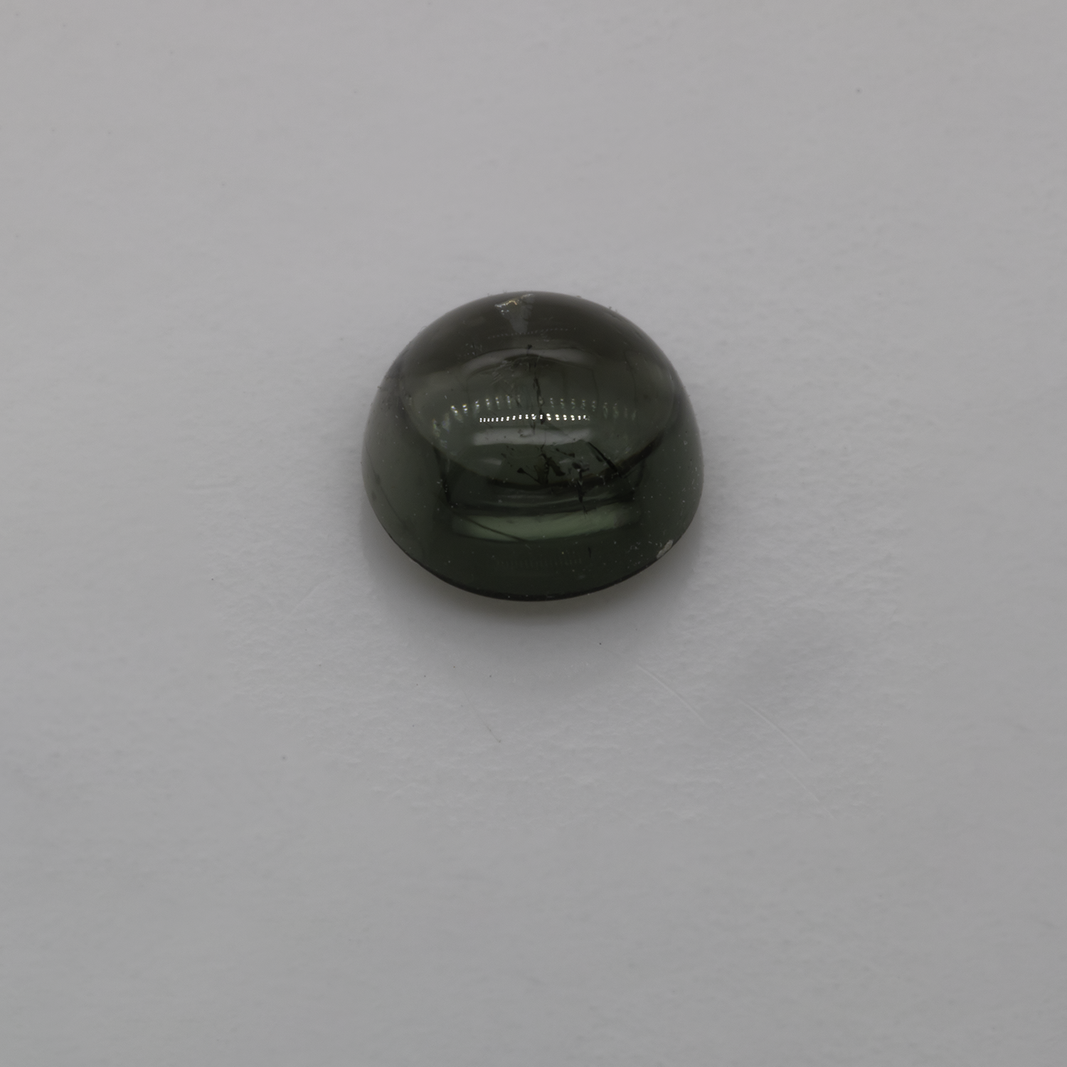 Turmalin - grau, rund, 5,3x5,3 mm, 0,74 cts, Nr. TR99109