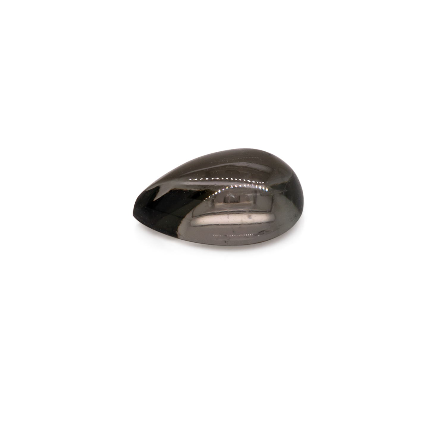 Turmalin - grau, birnform, 8,1x5,1 mm, 1,09 cts, Nr. TR99110