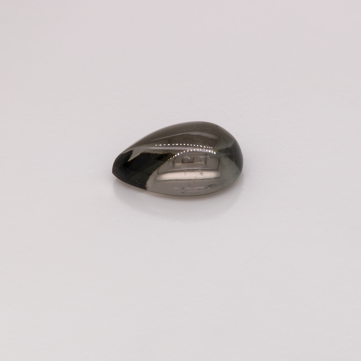 Turmalin - grau, birnform, 8,1x5,1 mm, 1,09 cts, Nr. TR99110