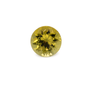 Tourmaline Canary - yellow, round, 7.3x7.3 mm, 1.45 cts, No. TR99382