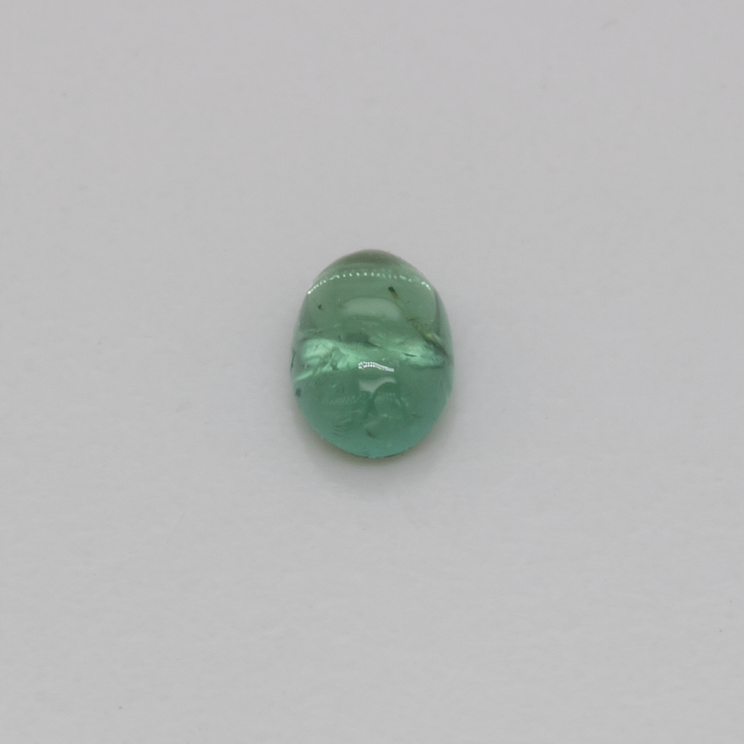 Tourmaline - green, oval, 3.8x2.5 mm, 0.13 cts, No. TR99386