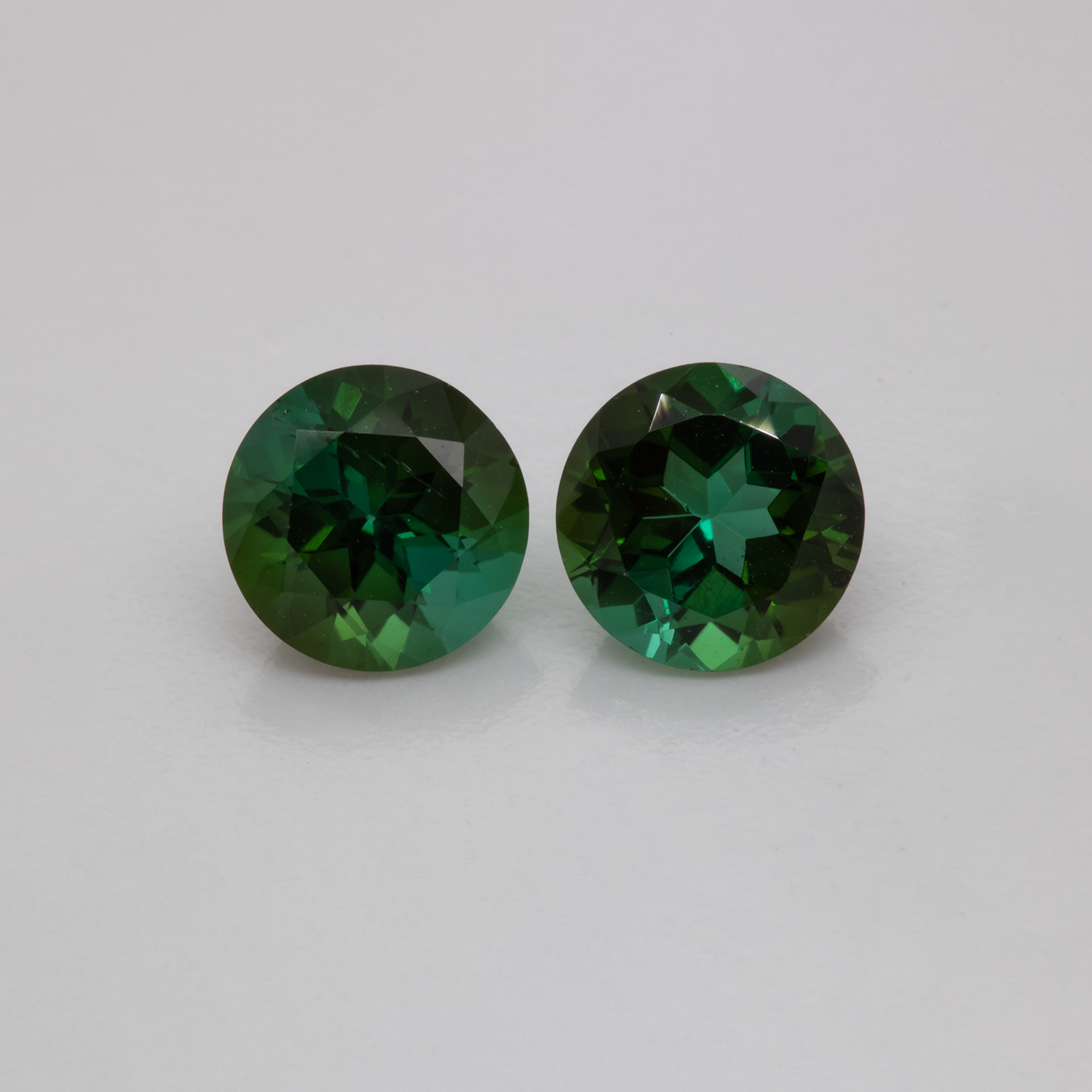 Tourmaline Pair - green, 6x6 mm, 1.69 cts, No. TR99392