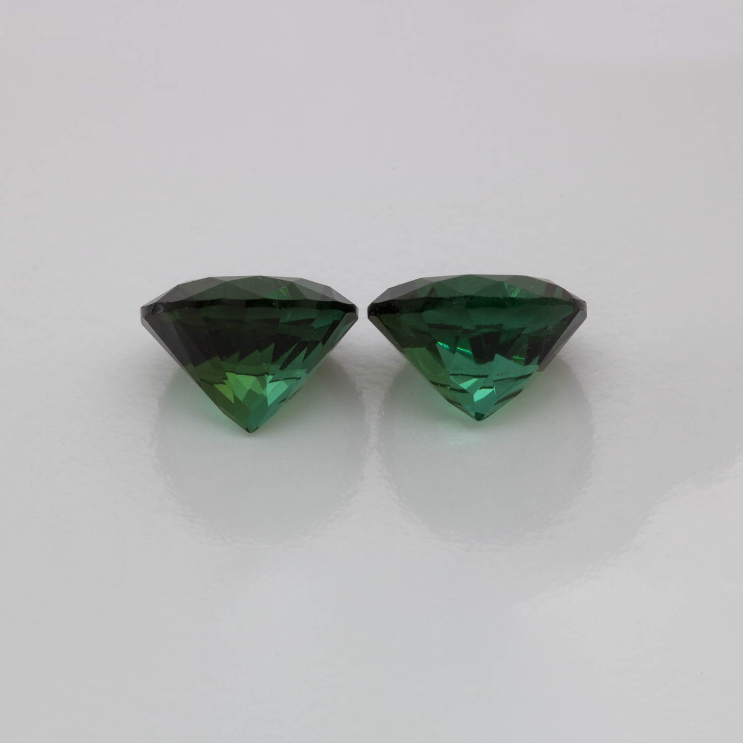 Tourmaline Pair - green, 6x6 mm, 1.69 cts, No. TR99392