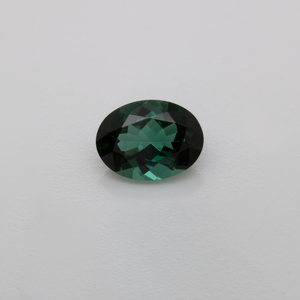 Turmalin - grün, oval, 8x6 mm, 1.17 cts, Nr. TR99393