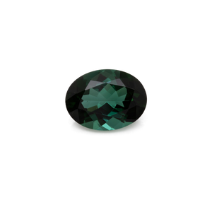 Turmalin - grün, oval, 8x6 mm, 1.17 cts, Nr. TR99393
