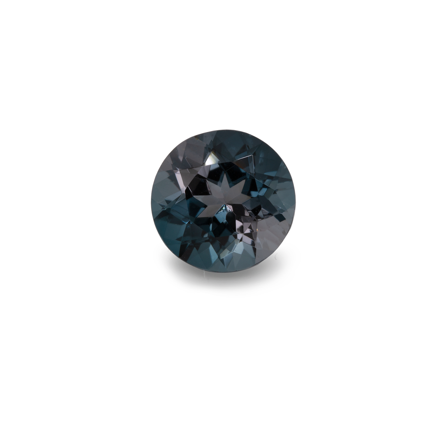 Turmalin - grau/blau, rund, 9x9 mm, 2,61 cts, Nr. TR99802